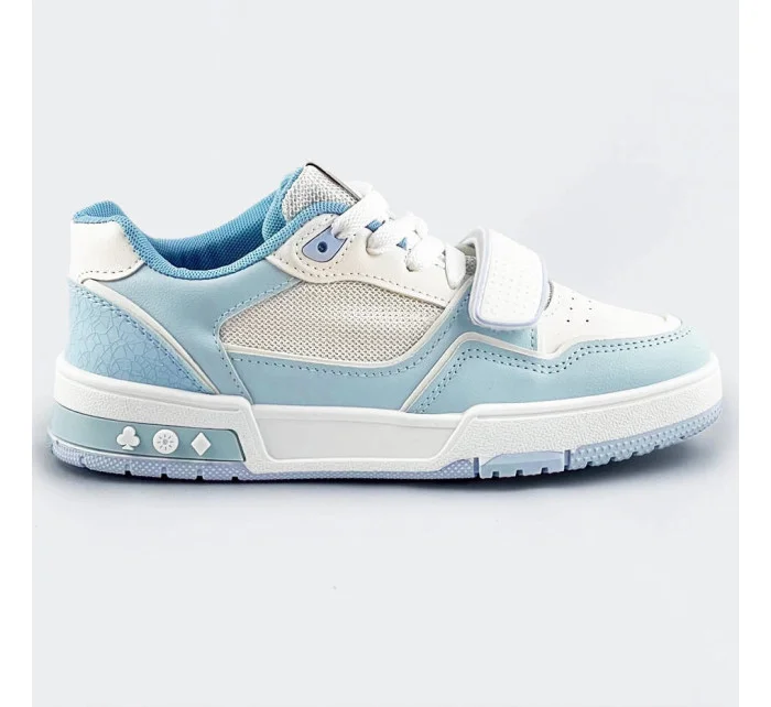 Svetlo modro-biele dámske dvojbaravné tenisky "adidasky" (AD-585) Svetlo modro-biele dámske dvojbaravné tenisky "adidasky" (AD-585)