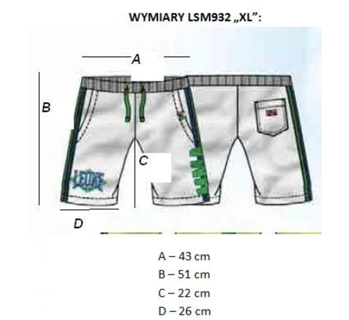 pánské šortky bílé model 21348637 - LEONE