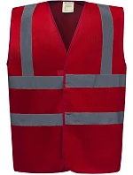 Bezpečnostná vesta Yoko HVW 100 Hi-Vis 79.W100 červená Bezpečnostná vesta Yoko HVW 100 Hi-Vis 79.W100 červená