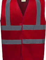 Bezpečnostná vesta Yoko HVW 100 Hi-Vis 79.W100 červená