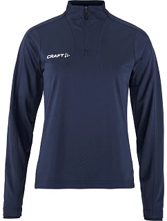 Craft Teamwear Evolve 2.0 Half Zip W Dámska tréningová bunda so zipsom na 1/4 dĺžky 82.4761 tmavomodrá