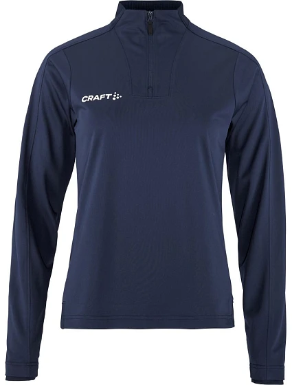 Craft Teamwear Evolve 2.0 Half Zip W Dámska tréningová bunda so zipsom na 1/4 dĺžky 82.4761 tmavomodrá Craft Teamwear Evolve 2.0 Half Zip W Dámska tréningová bunda so zipsom na 1/4 dĺžky 82.4761 tmavomodrá