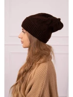 Dámská čepice Ingrid model 18752303 hnědá - K-Fashion