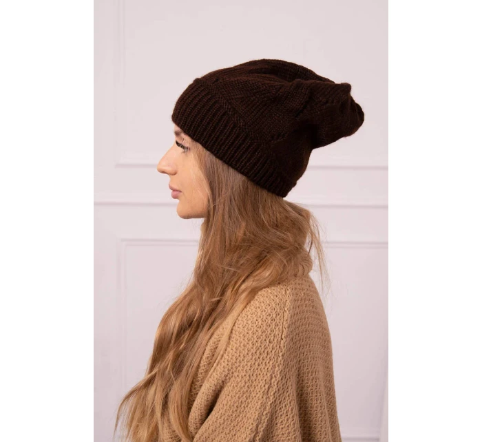 Dámská čepice Ingrid model 18752303 hnědá - K-Fashion