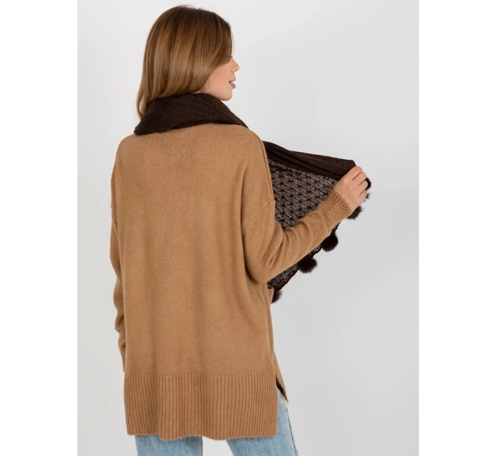 Šála AT SZ E model 21795525 tmavě hnědá - FPrice