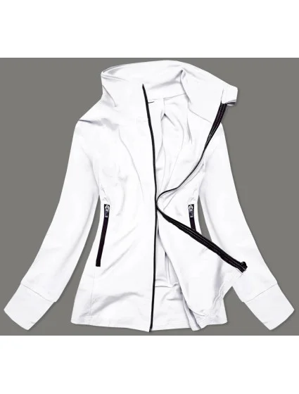 Biela dámska mikina so stojačikom (HD150-45) Biela dámska mikina so stojačikom (HD150-45)