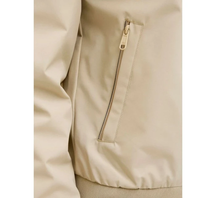 Jack&Jones pánska bunda JPRBLUBRAD BOMBER JACKET SN 12273393 WHITE PEPPER