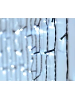 VIANOČNÝ STROMČEK SVETLÁ VONKAJŠIE SVETLO ZÁVES 360 VIEDOL ČASOVAČ STUDENÁ BIELA KÁBEL ZELENÁ