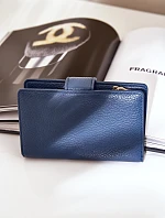 Damski Portfel Z Eko Skóry Granatowy Isamille