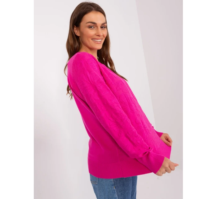 Sweter AT SW model 18884728 fuksjowy - FPrice