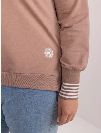 Bluzka RV BZ model 19755190 ciemny bezowy - FPrice Bluzka RV BZ model 19755190 ciemny bezowy - FPrice