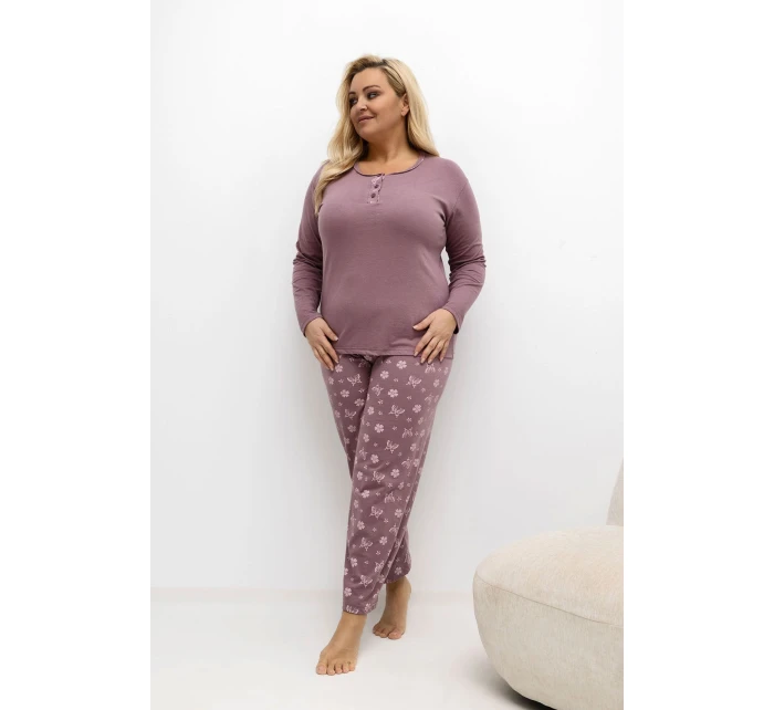 Pohodlné pyžamo pre plnoštíhly model 221185 Forever Pink