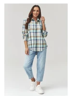 Košeľa s dlhým rukávom model 223228 Makadamia