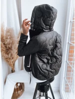 Dámska bunda FLUFFY black FashionStreet TY3586