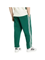 Pánske nohavice adidas Essentials 3-Stripes Fleece Tapered Cuffed zelené KY4129 Pánske nohavice adidas Essentials 3-Stripes Fleece Tapered Cuffed zelené KY4129