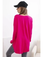 Dámska blúzka s orlom a fuchsiovou farbou Canyon