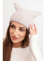 Fleecová čepice Marta K231 ecru