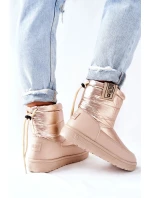 Damskie Śniegowce Big Star II274121 Beżowe Damskie Śniegowce Big Star II274121 Beżowe