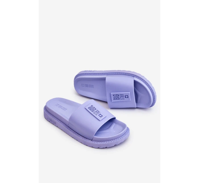 Dámské pantofle Big Star model 21582452 Světle fialová - Big Star Shoes