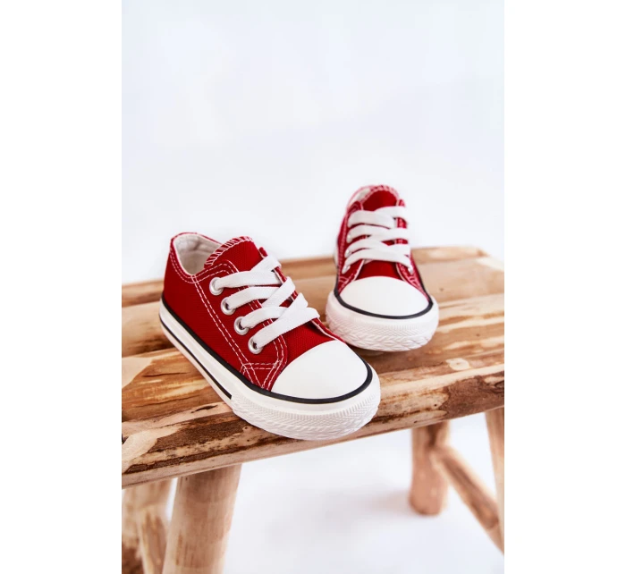 Dziecięce Trampki Klasyczne Czerwone Filemon Dziecięce Trampki Klasyczne Czerwone Filemon
