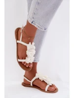 Dámské sandály Ploché S  Bílé model 21961030 - Boto