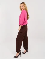 Nohavice IT SP 22197.61 tmavohnedé