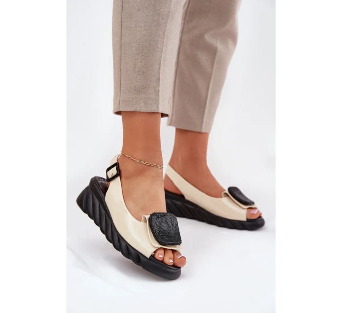 Model topánok na podpätku 213003 Krok v štýle