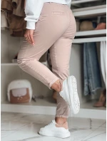 Dámské kalhoty chinos s páskem růžová Dstreet model 21986444 - FashionStreet
