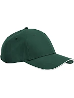 B 6 panelová kšiltovka  53. bottle green/white model 22411691 - Beechfield