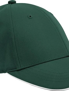 B 6 panelová kšiltovka  53. bottle green/white model 22411691 - Beechfield