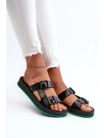 Dámské Sandály Na Ploché Podrážce model 21661889 Černé - Zaxy