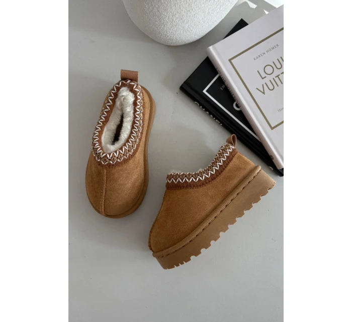 Śniegowce Dziecięce Z Haftem Camel Prina