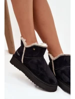 Śniegowce Damskie Na Platformie Wrangler 20253093.25Y Czarne Śniegowce Damskie Na Platformie Wrangler 20253093.25Y Czarne