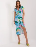 Sukienka DHJ SK  jasny niebieski model 20095153 - FPrice