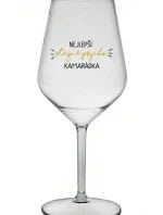 NAJLEPŠIA ROVNAKO PSYCHO KAMPAŇ - číry nerozbitný pohár na víno 470 ml