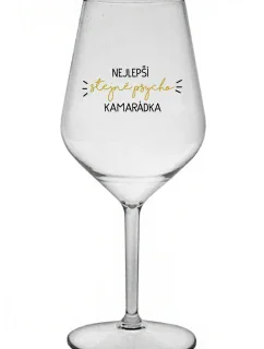 NAJLEPŠIA ROVNAKO PSYCHO KAMPAŇ - číry nerozbitný pohár na víno 470 ml