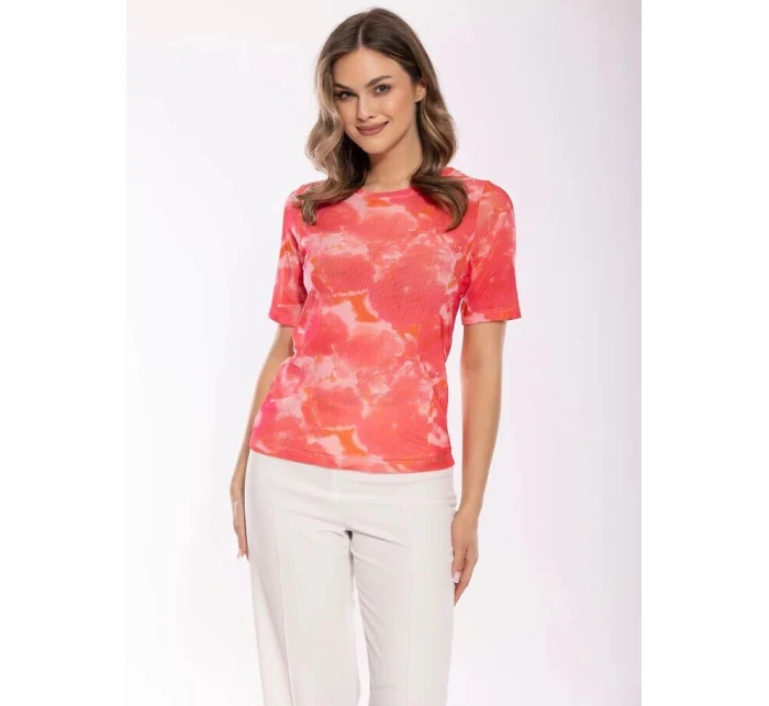 Blúzka Tess vzor 5 Coral mix - Emili