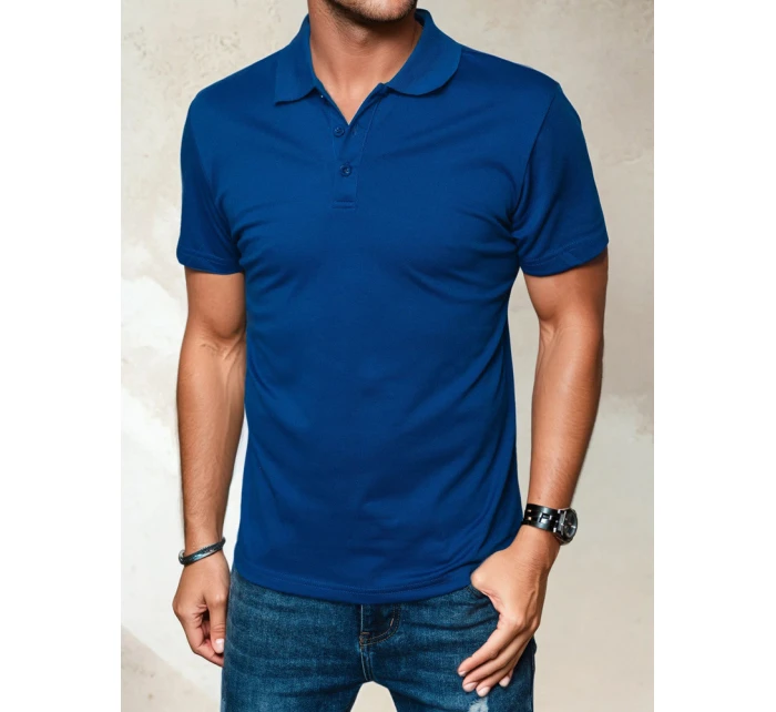 Pánské modré polo tričko Dstreet model 21967816 - FashionStreet