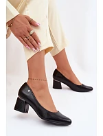Lodičky na podpatku Vinceza 62292 Černé