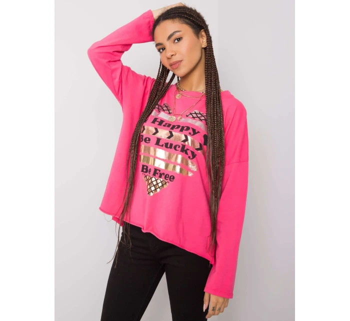 Blúzka DHJ BZ 21103.06P tmavo ružová