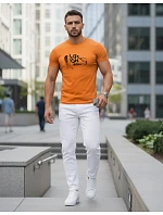 Pánske tričko Life on Wheels orange FashionStreet NX5016R