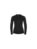 Dámské tričko Odlo BL TOP s želvovinovým výstřihem l/s ACTIVE WARM ECO velikost S Black