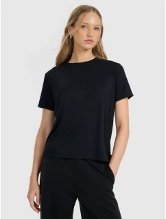 Dámské tričko z žebrovaného modalu model 21736518 dámské - 4F