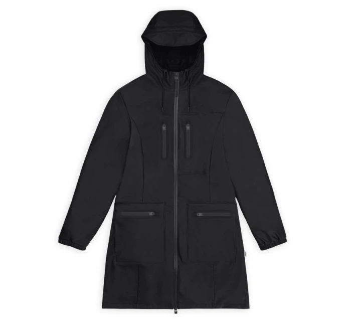Dámska bunda Rains mackintosh CARGO CURVE JACKET W3 12050 01 BLACK Dámska bunda Rains mackintosh CARGO CURVE JACKET W3 12050 01 BLACK