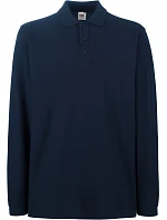 Premium Polo LSL Piqué polo s dlouhým rukávem model 22456839 deep navy - Fruit of the Loom