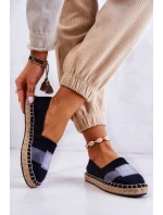 Damskie Espadryle Wsuwane Big Star JJ274963 Czarne Damskie Espadryle Wsuwane Big Star JJ274963 Czarne