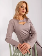 LK SK 509447 šaty.75P tmavo lila