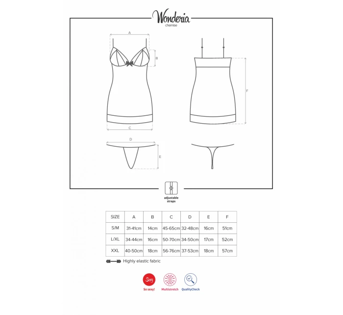 Košielka Wonderia - Obsessive Košielka Wonderia - Obsessive