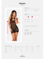 Sexy košilka model 16235272 chemise - Obsessive Sexy košilka model 16235272 chemise - Obsessive