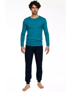 Pánské pyžamo model 21768986 Badge turquise - Henderson